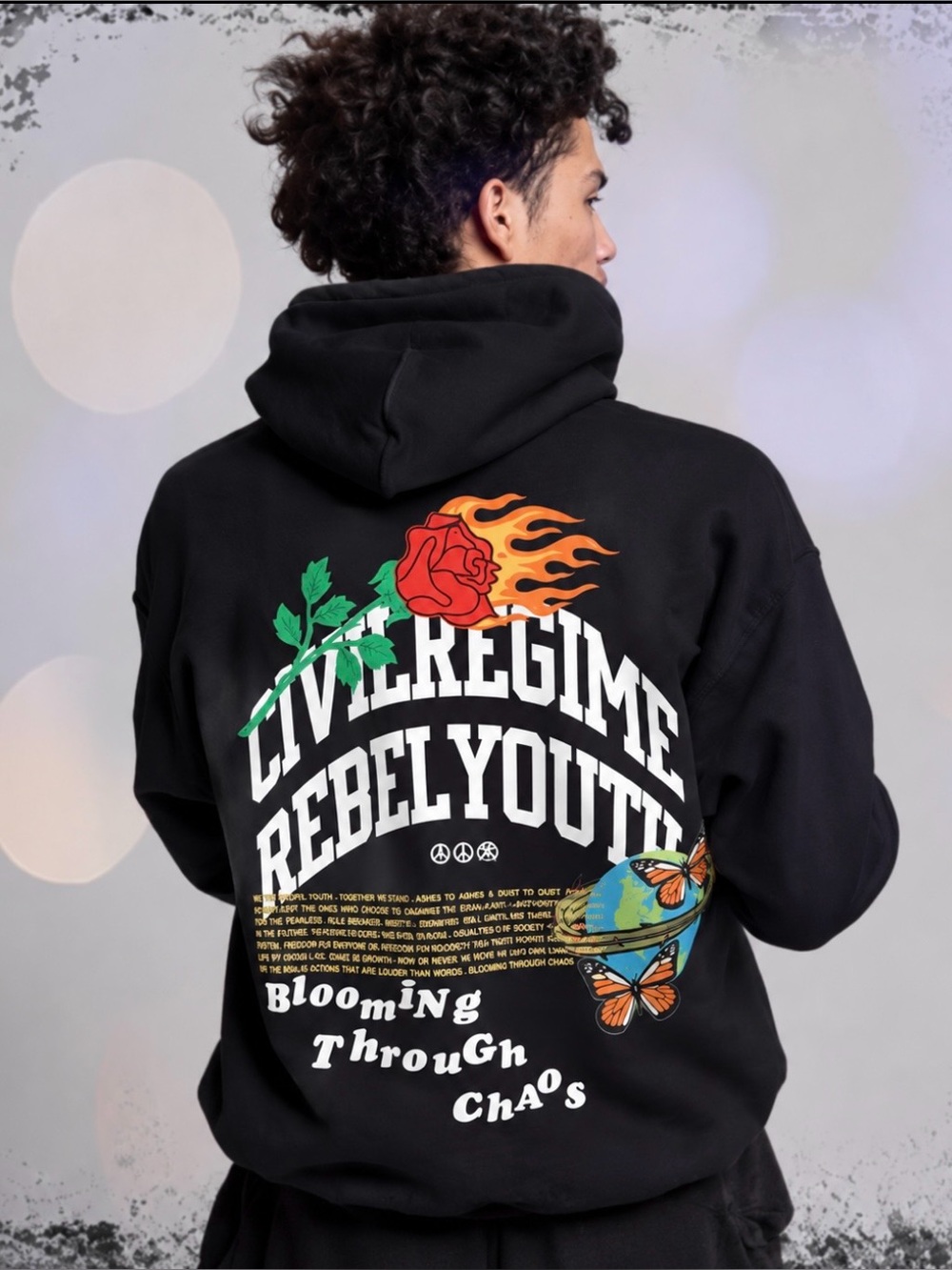 NWT Civil Regime Beautiful Madness Hoodie
